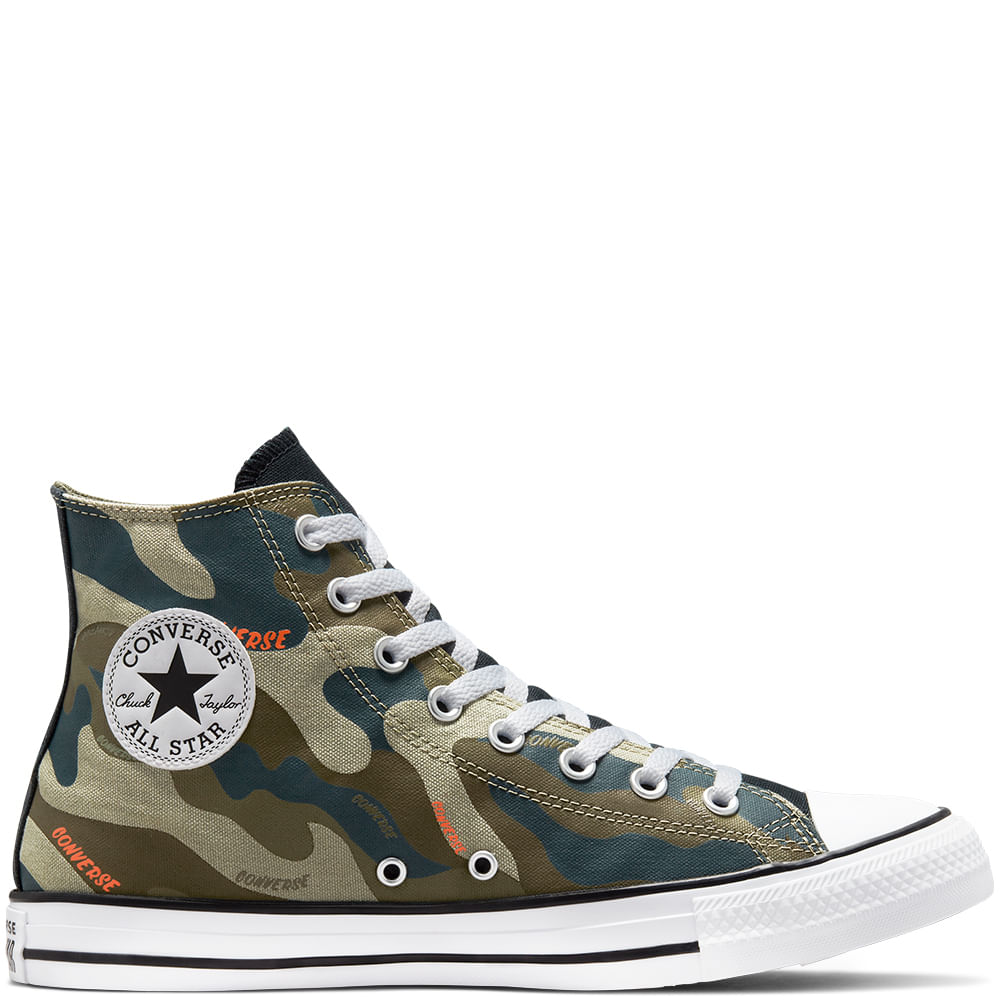 Zapatilla Chuck Taylor All Star Converse Caña Alta Verde 171454C