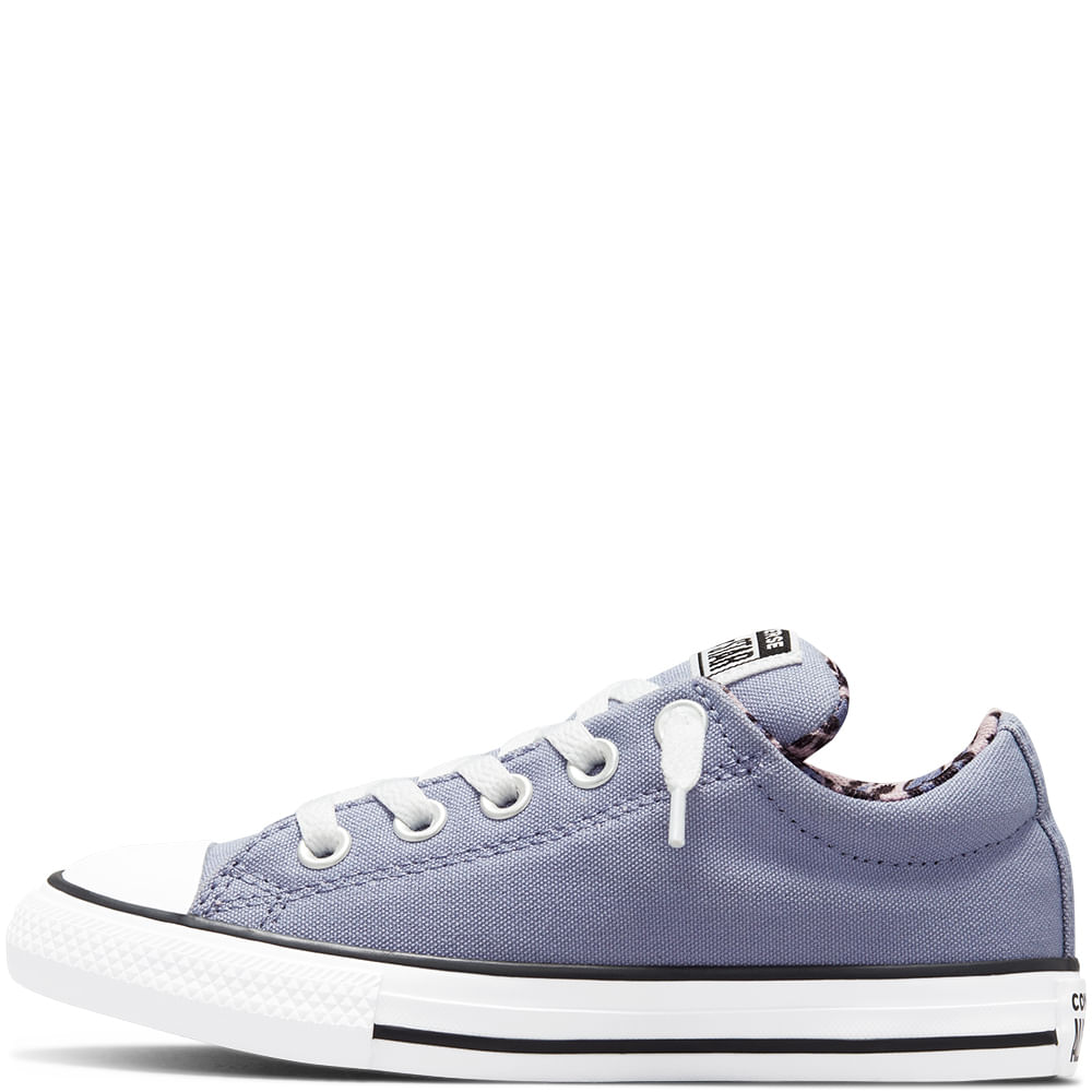 Zapatilla Chuck Taylor All Star Street Converse Niños Caña Baja Lila 671637C