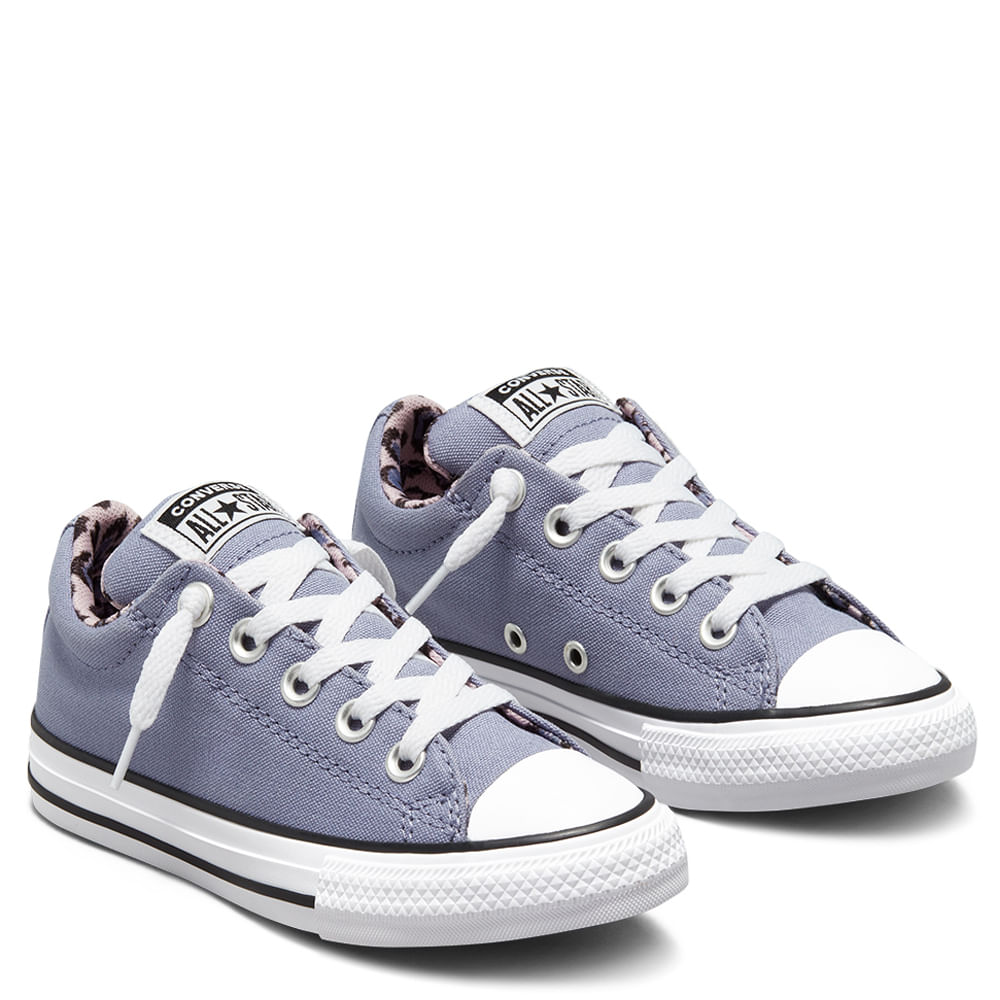 Zapatilla Chuck Taylor All Star Street Converse Niños Caña Baja Lila 671637C