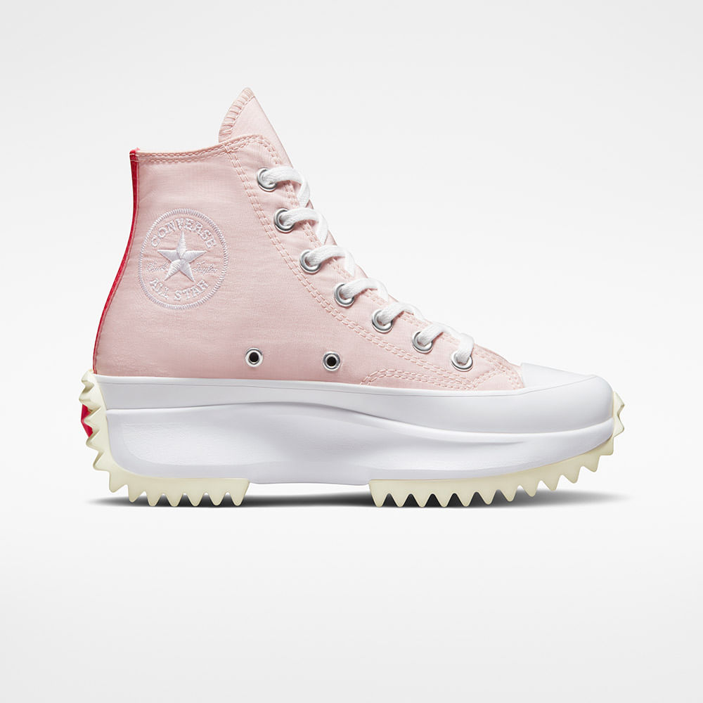 converse rosa metalico