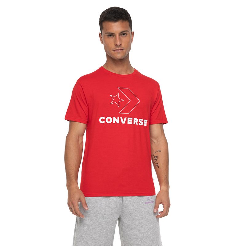 Polera Converse Star Short Roja Hombre | Coliseum