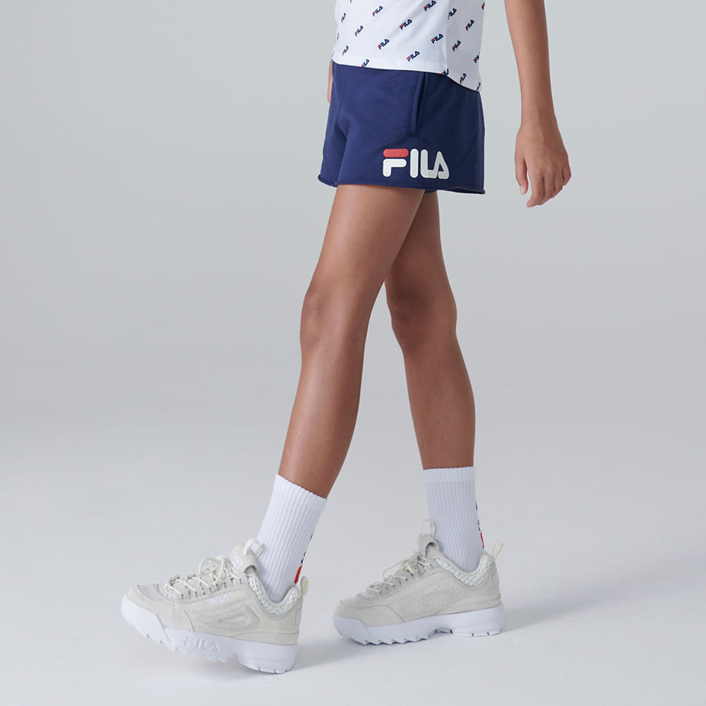 Short Letter Ni o FILA Azul Compra Ahora en Coliseum