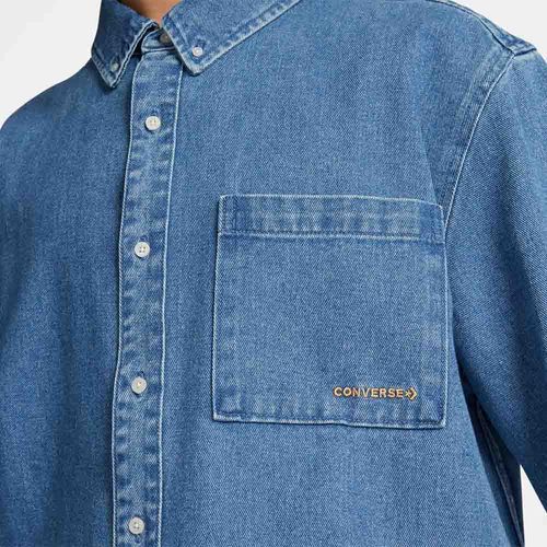Camisa Oxford Denim Hombre Converse